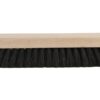 Schoen uitwrijfborstel haar 16 cm zwart | Luva