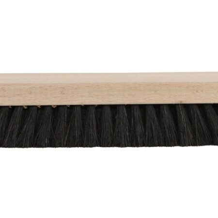 Schoen uitwrijfborstel haar 16 cm zwart | Luva