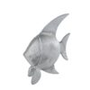 Sculptuur Fish S zilver aluminium