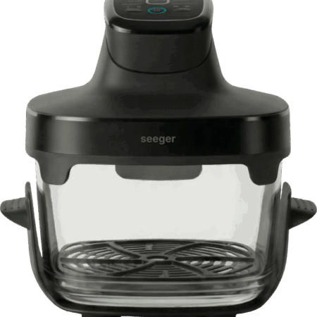 Seeger SGR1050BK Glass Air Fryer Zwart