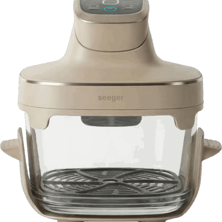Seeger SGR1050SB Glass Air Fryer Beige