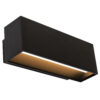 Segment Up en Down Muurlamp Zwart Medium