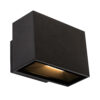 Segment Up en Down Muurlamp Zwart Small