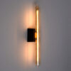 wandlamp Zwart 30cm
