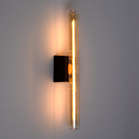 wandlamp Zwart 30cm