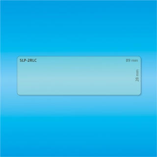 SLP-2RLC Clear label 28x89mm