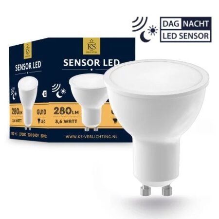 Sensor LED 3.6W Dag/Nacht