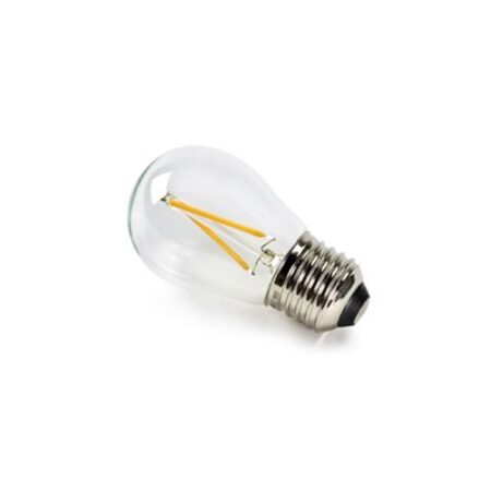 Deco E27 2W LED Lichtbron - Dim to warm - Transparant G45