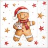Servetten Cocoa 33x33cm papier | Ambiente