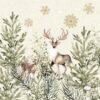 Servetten Elegant Deer 33x33cm | Duni