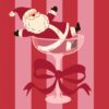Servettten 33cm Merry Santa 3-ply papier | Duni