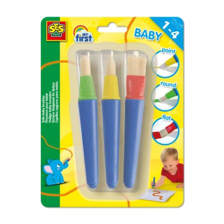 Ses Veilige baby kwasten set a 3 stuks | Ses
