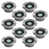 Set 10 Stuks Puck Grondspot Solar LED