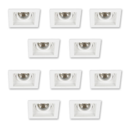 Set Axl inbouwspots 10 stuks wit