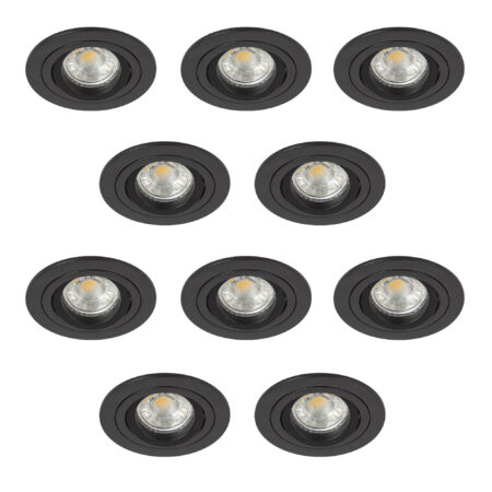 Set Lune inbouwspots 10 stuks
