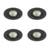 Set Lune inbouwspots 4 stuks