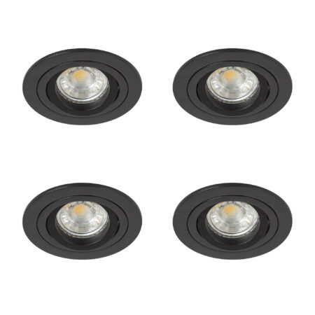Set Lune inbouwspots 4 stuks