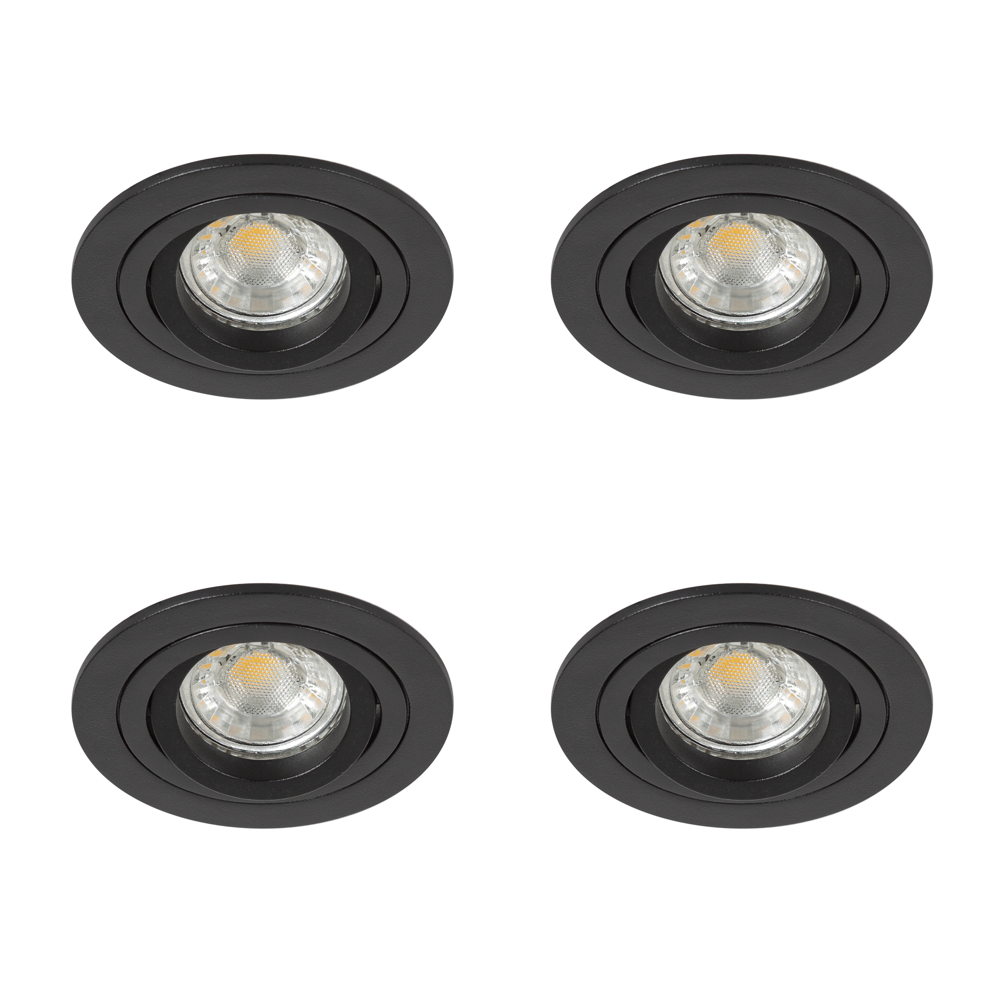 Set Lune inbouwspots 4 stuks