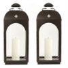 Set van 2 Capri Windlicht Antraciet Medium