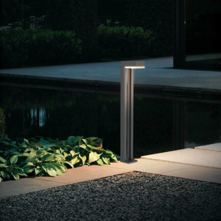 Set van 4 Solar Tuinpadverlichting Mirage Antraciet