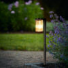 Set van 6 Aurora LED Solar Tuinlamp Zwart