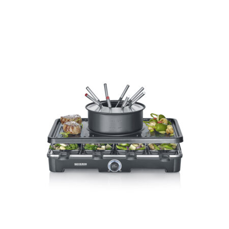 Severin Gourmetstel RG2347 Racletteset Zwart | Severin