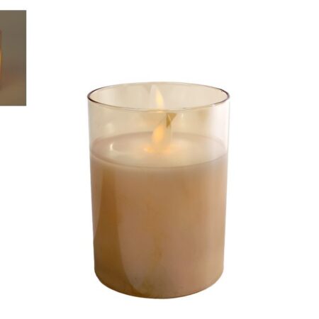 Sfeerverlichting Bianca S amber LED/glas 7