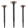 Shuttle Tuinlamp LED Spike Zwart Set van 3