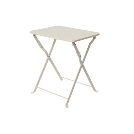 Sidetable off-white staal 40x30x45cm | Decoris