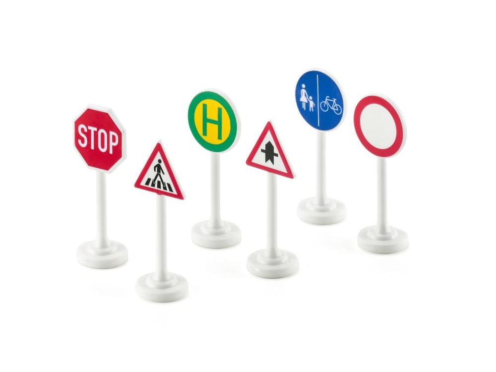 Siku 0857 Verkeersborden set a 6 stuks | Siku