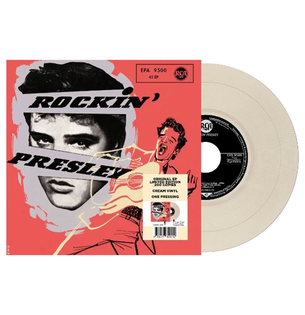 Single: Elvis Presley - Rockin' Presley (Creme Vinyl) EPA9500 (LP) | Elvis Presley