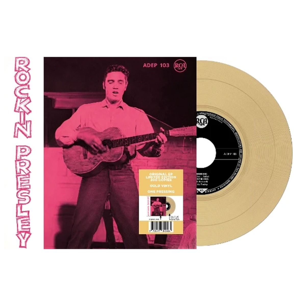 Single: Elvis Presley - Rockin' Presley (Goud Vinyl) (LP) | Elvis Presley
