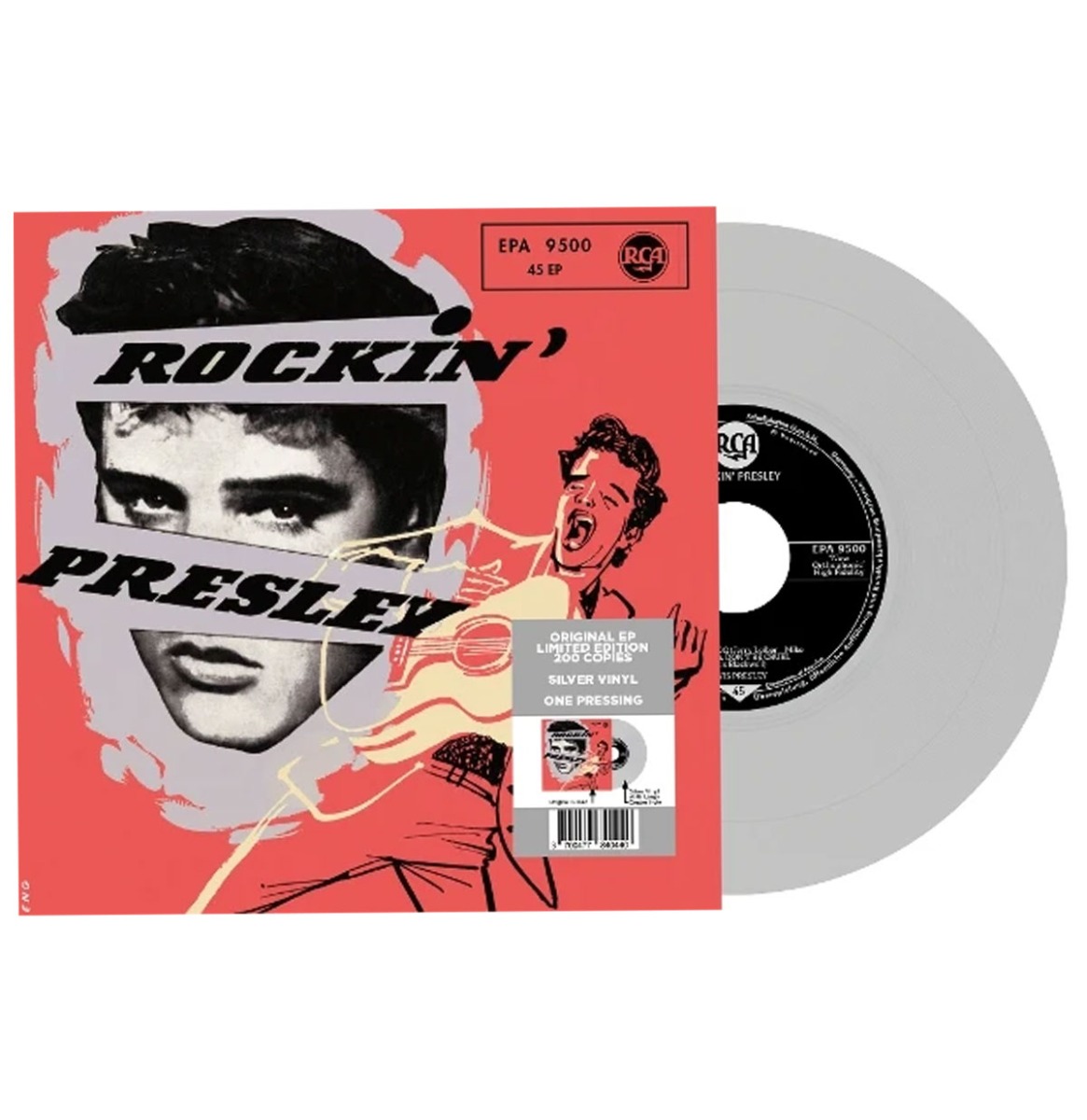 Single: Elvis Presley - Rockin' Presley (Zilver Vinyl) EPA9500 (LP) | Elvis Presley