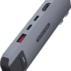 Sitecom MacBook Pro Multiport Hub 6 in 2 Grijs