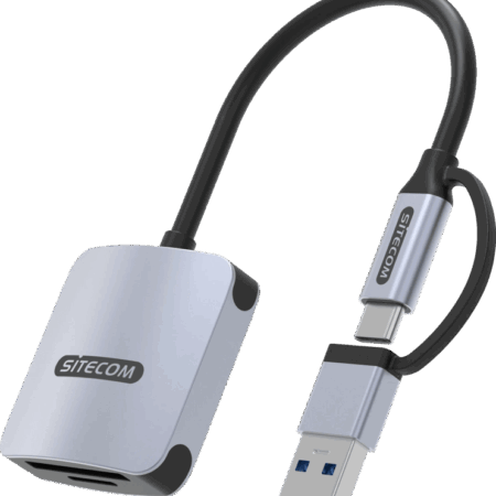 Sitecom USB Card Reader High Speed USB-C & USB-A