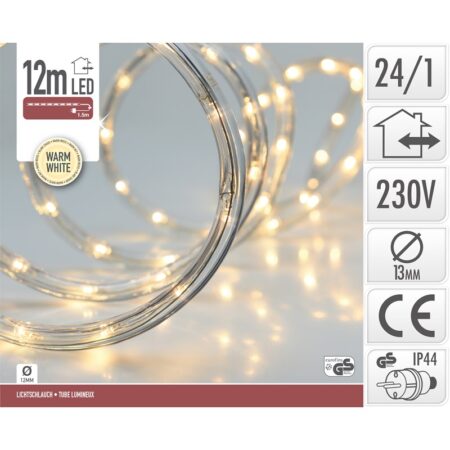 Slangverlichting Led 12 mtr Warmwit | Merkloos