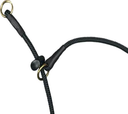 Slipketting met stop - Messing ringen