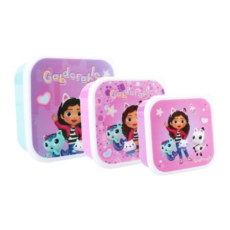 Snackboxset Gabby's Dollhouse 3-delig | Vadobag