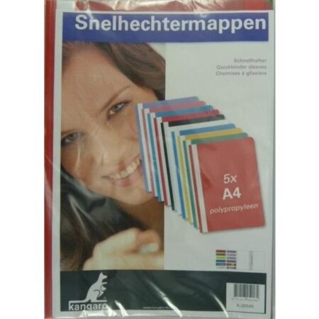 Snelhechters A4 assorti kleur pak a 5st | Kangaro