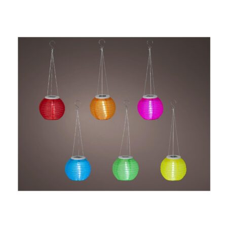 Solar Lantaarn nylon Ø15xH10cm kleur | Lumineo
