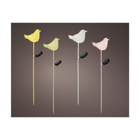Solar Steeklamp vogel metaal 13