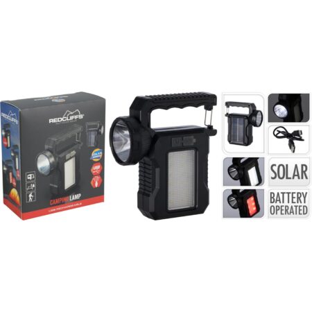 Solar campinglamp met usb | Redcliffs