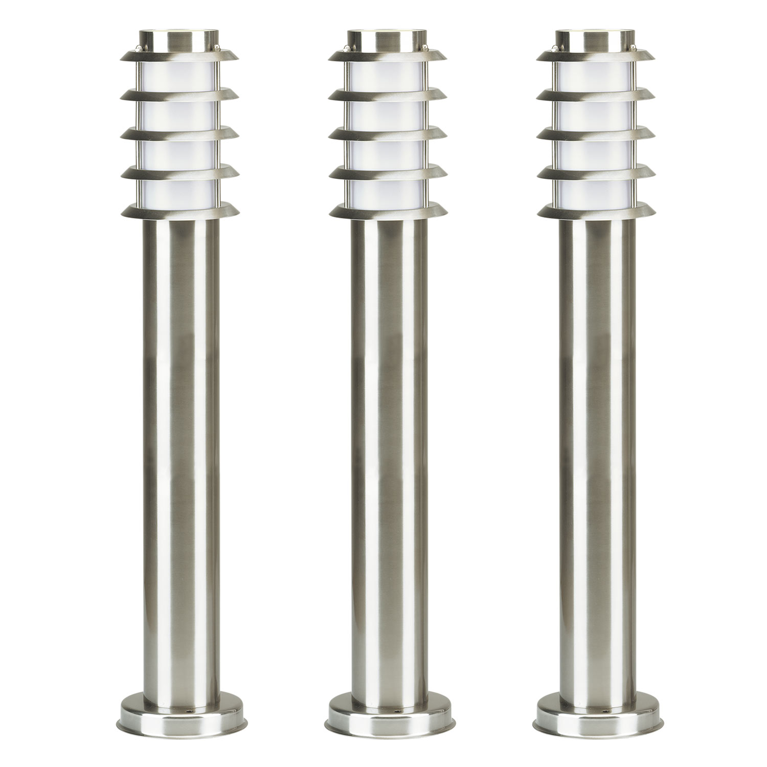 Soll 2 RVS Tuinlamp set van 3