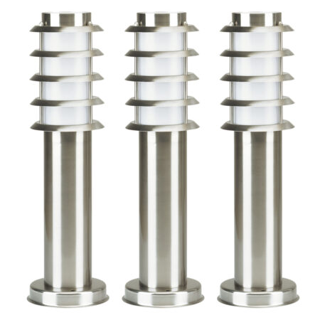 Soll 3 RVS Tuinlamp set van 3