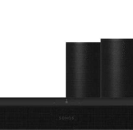 Sonos Beam Gen2 Zwart + Era 100 SL Duopack Zwart