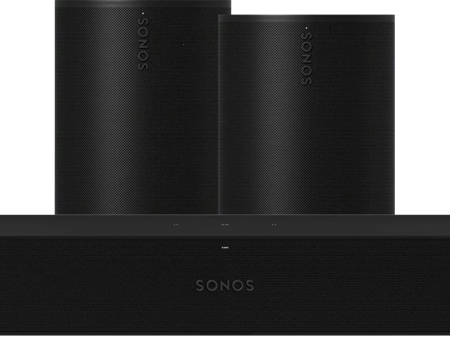 Sonos Ray Zwart + 2x Era 100 Zwart