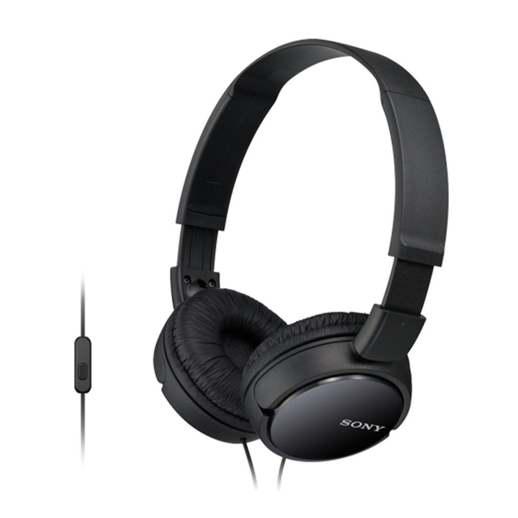 Sony MDR-ZX110AP On-ear hoofdtelefoon Zwart | Sony
