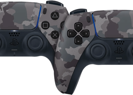 Sony PlayStation 5 DualSense Controller Grey Camo Duo Pack