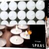 Spaas Theelichten Tray 75 Stuks | Spaas