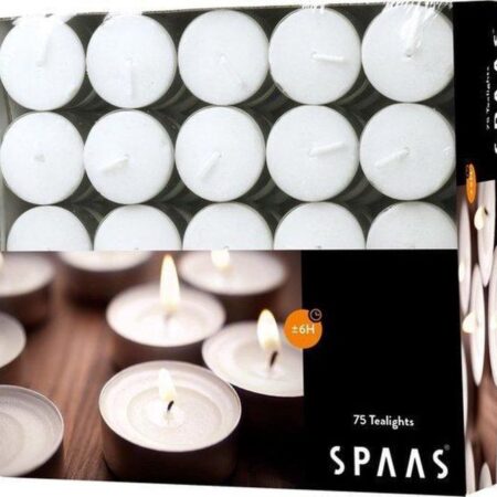 Spaas Theelichten Tray 75 Stuks | Spaas